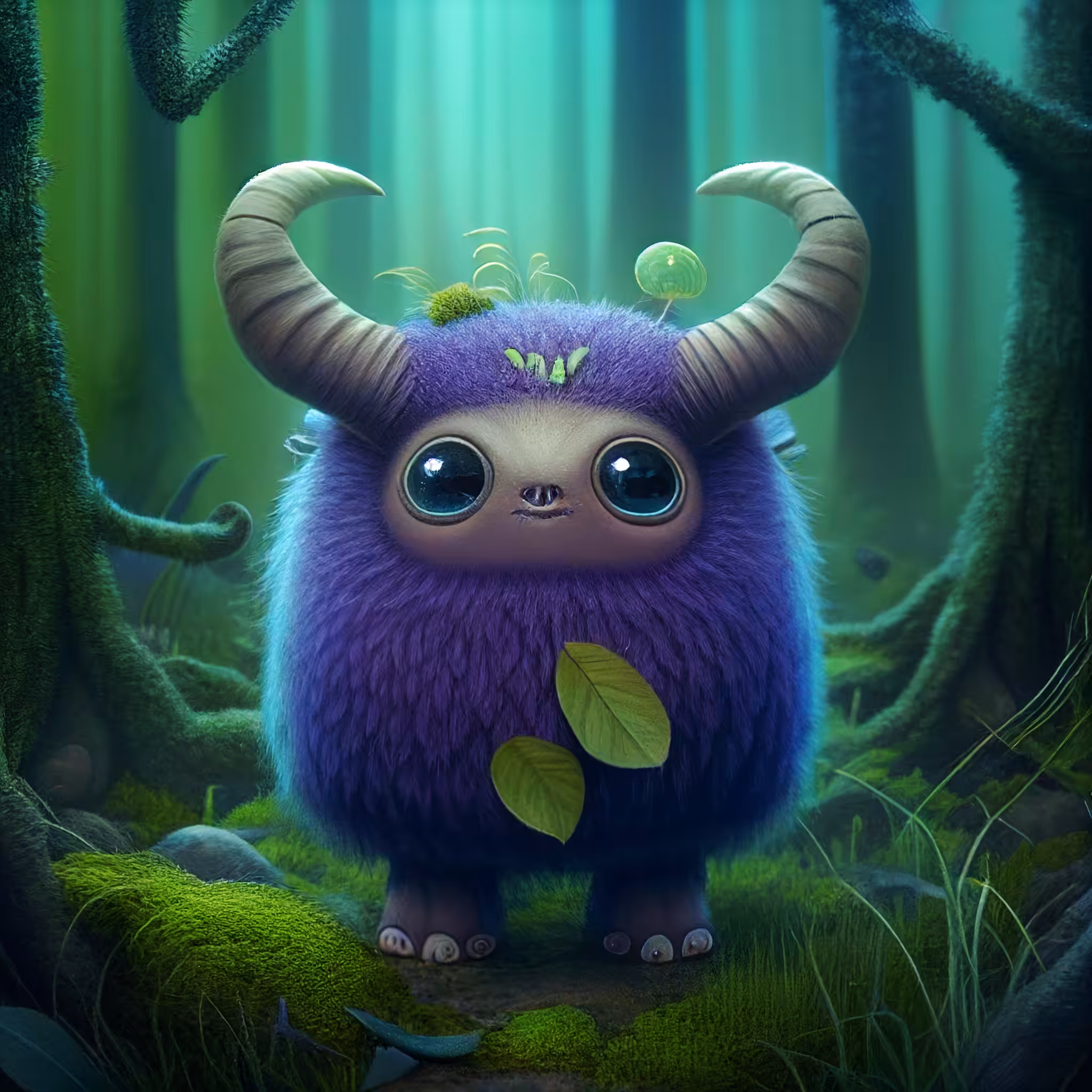 Purple Forest Creature