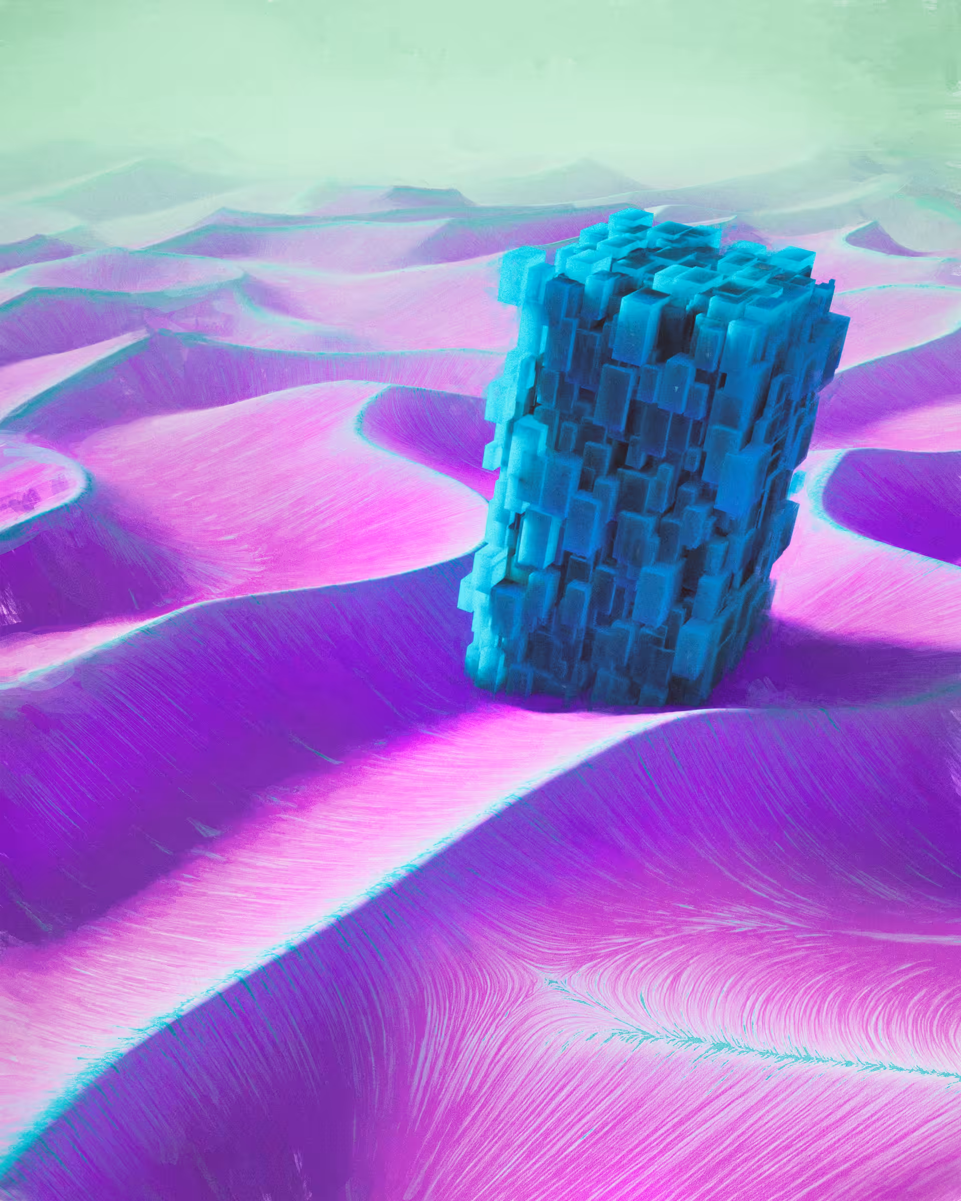 < pink dunes >