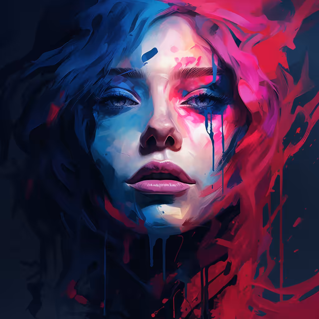 Eyes of grief