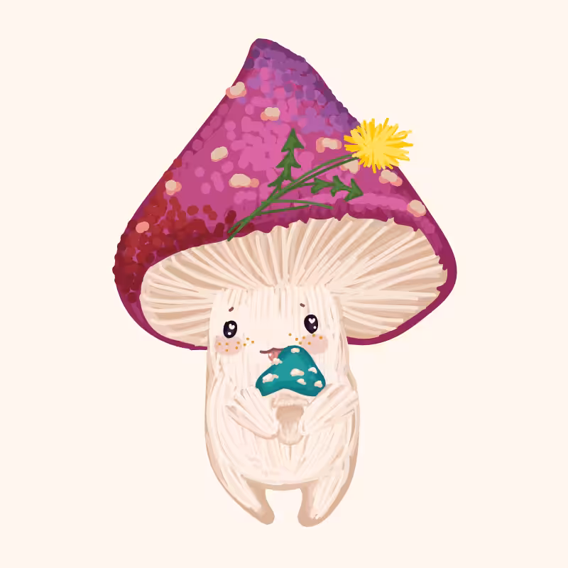 Cute Mushrooms Forest Guys #90