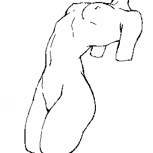 Torso 300x300 Pixel Drawing P026