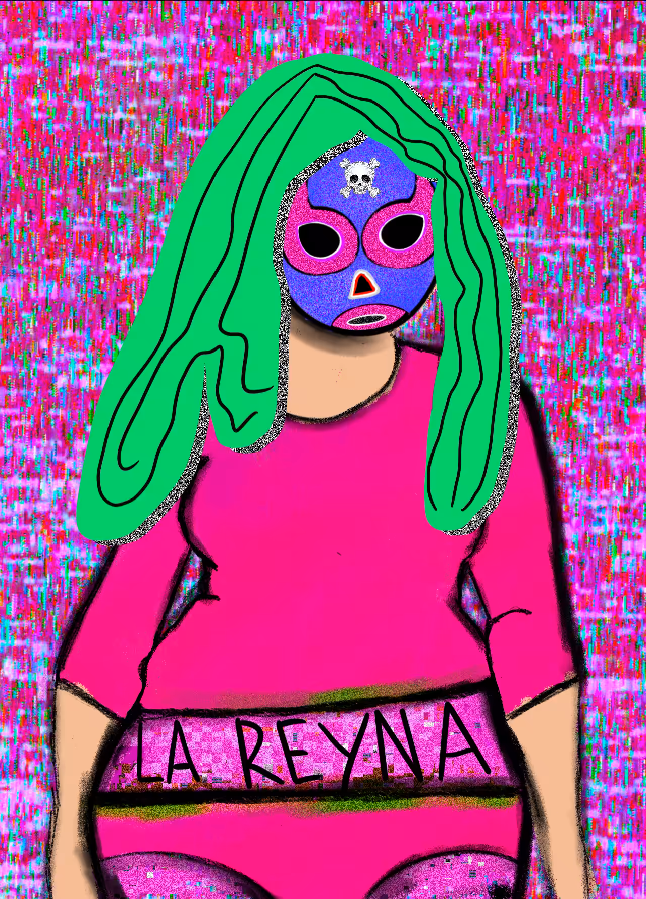 NFT luchadora #66