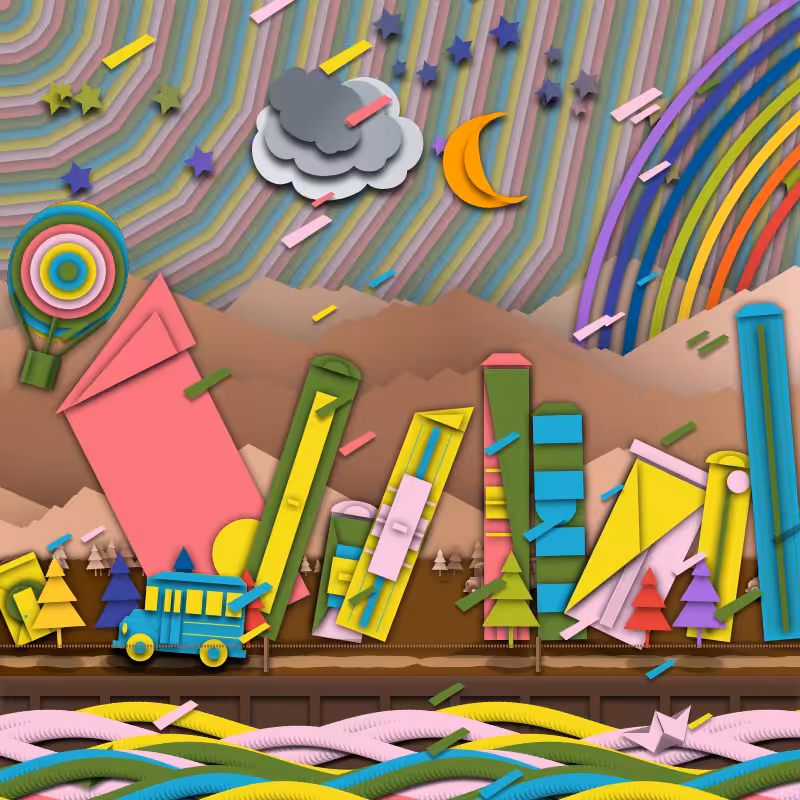 Paper Art 2.5D #124