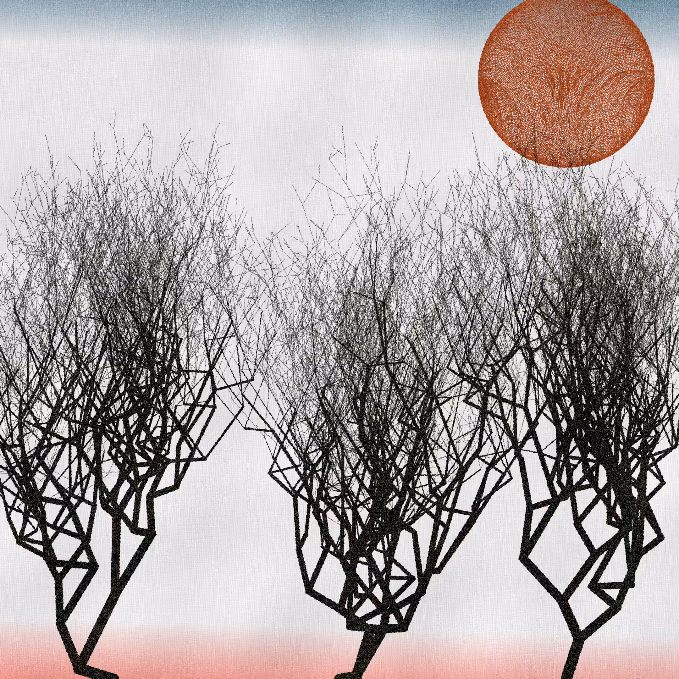 Three dead trees on earth #90