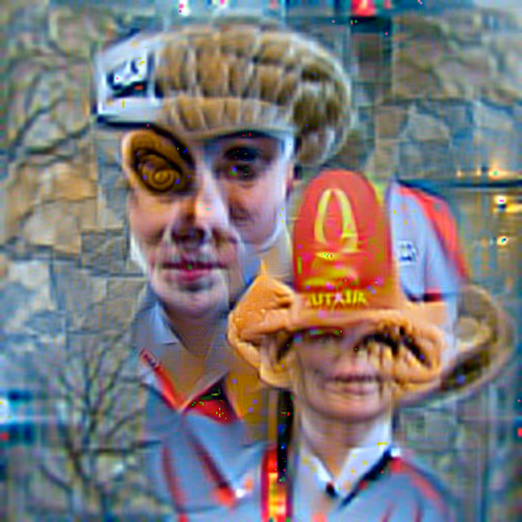 Strange McDonalds Burger Staff