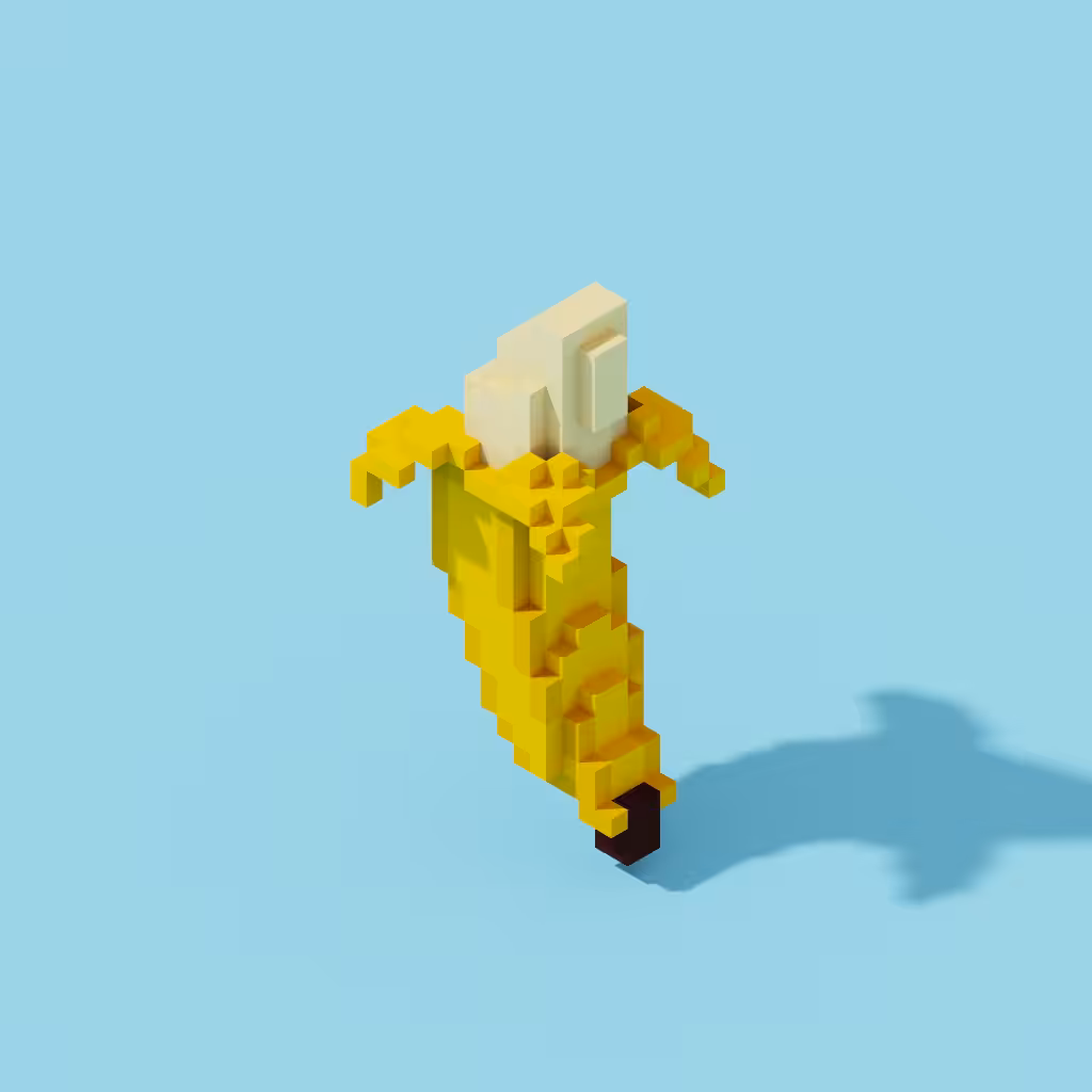 Voxel Banana