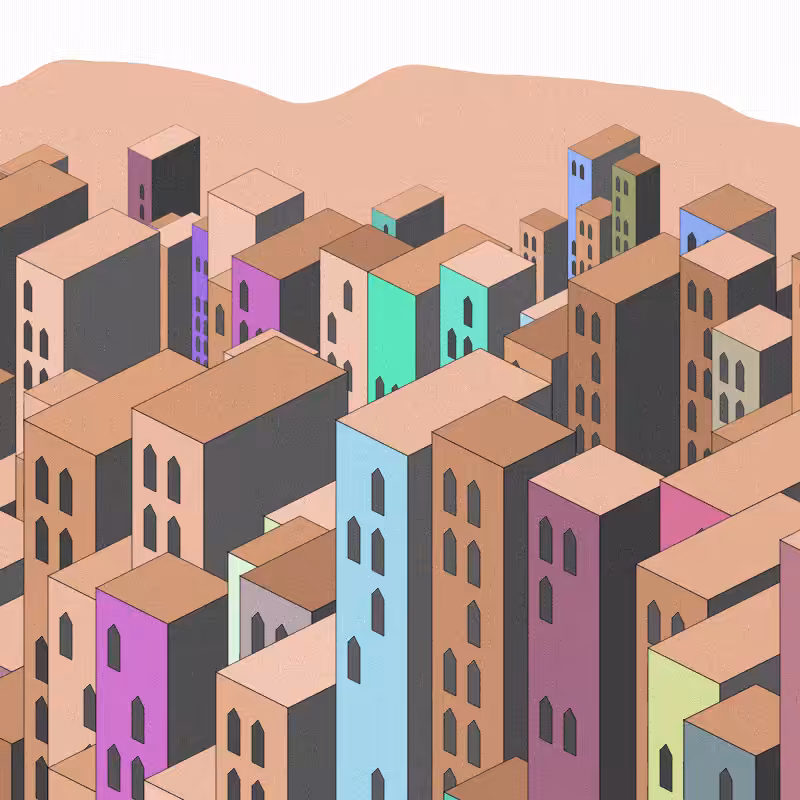 Coloured City #13