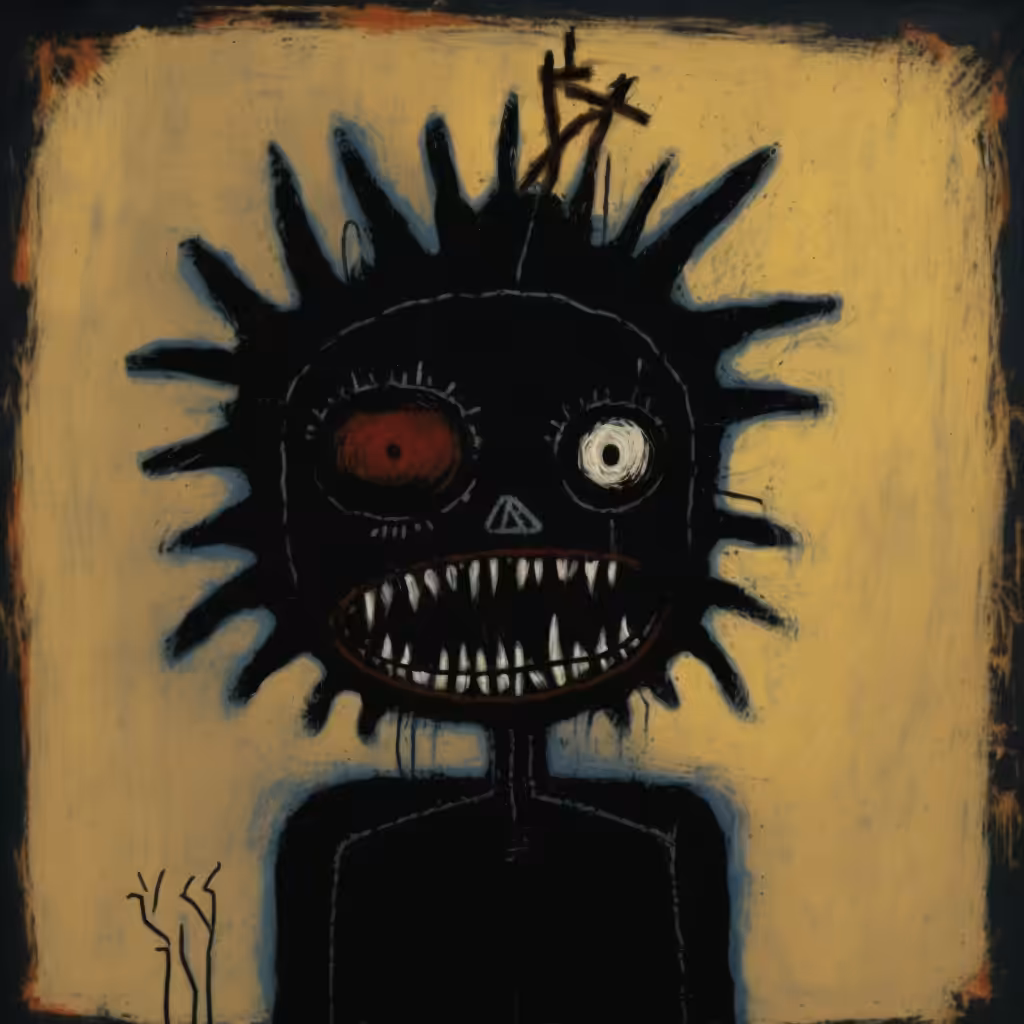 Basquiat Little Creatures: Little Creature #00715