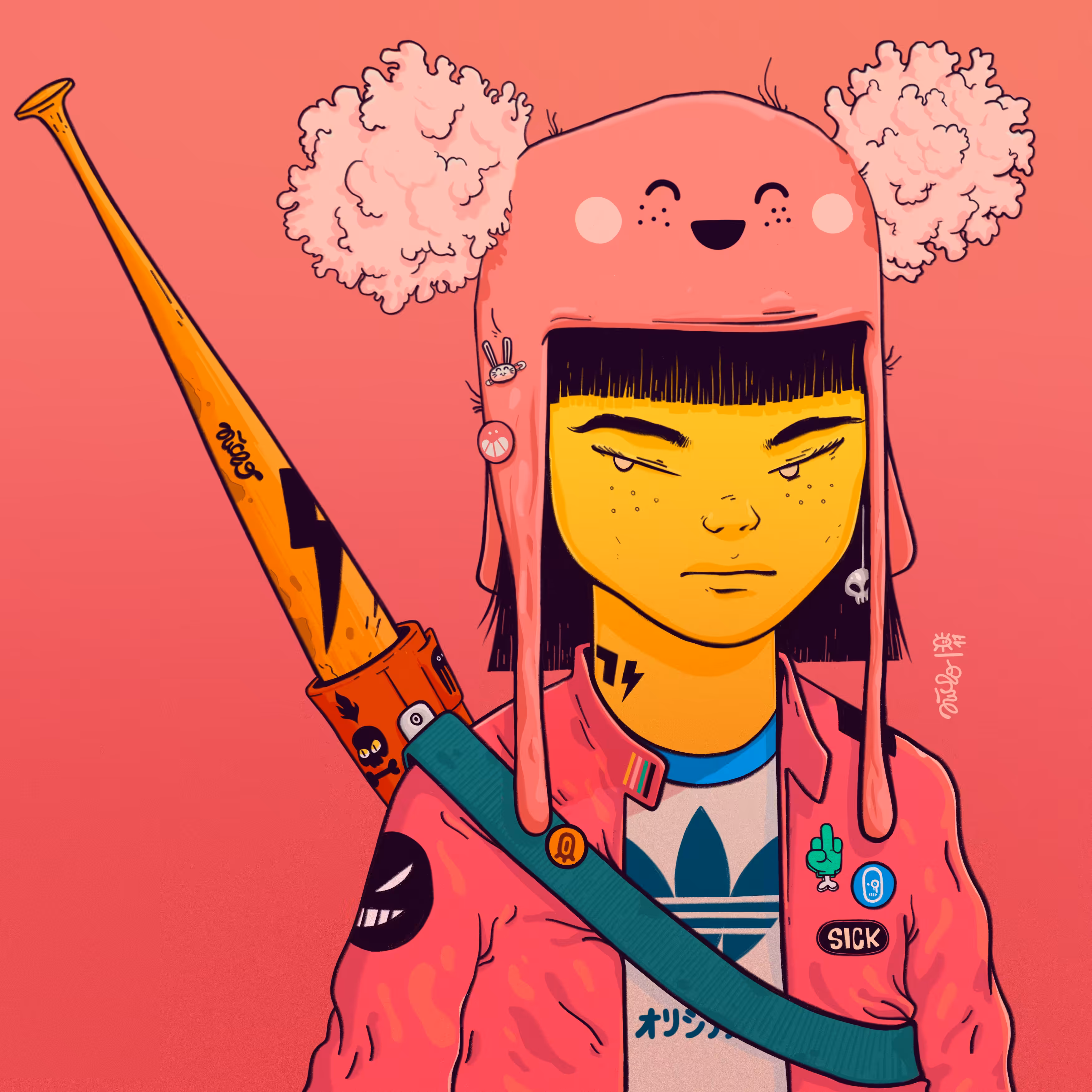 microbians - REDsistance - Lonely spy-girl