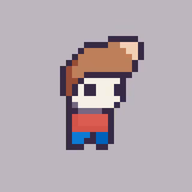 Topknot boy #008
