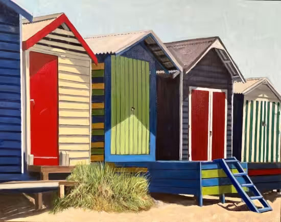 Beach Cabanas  by Richard Bonomo