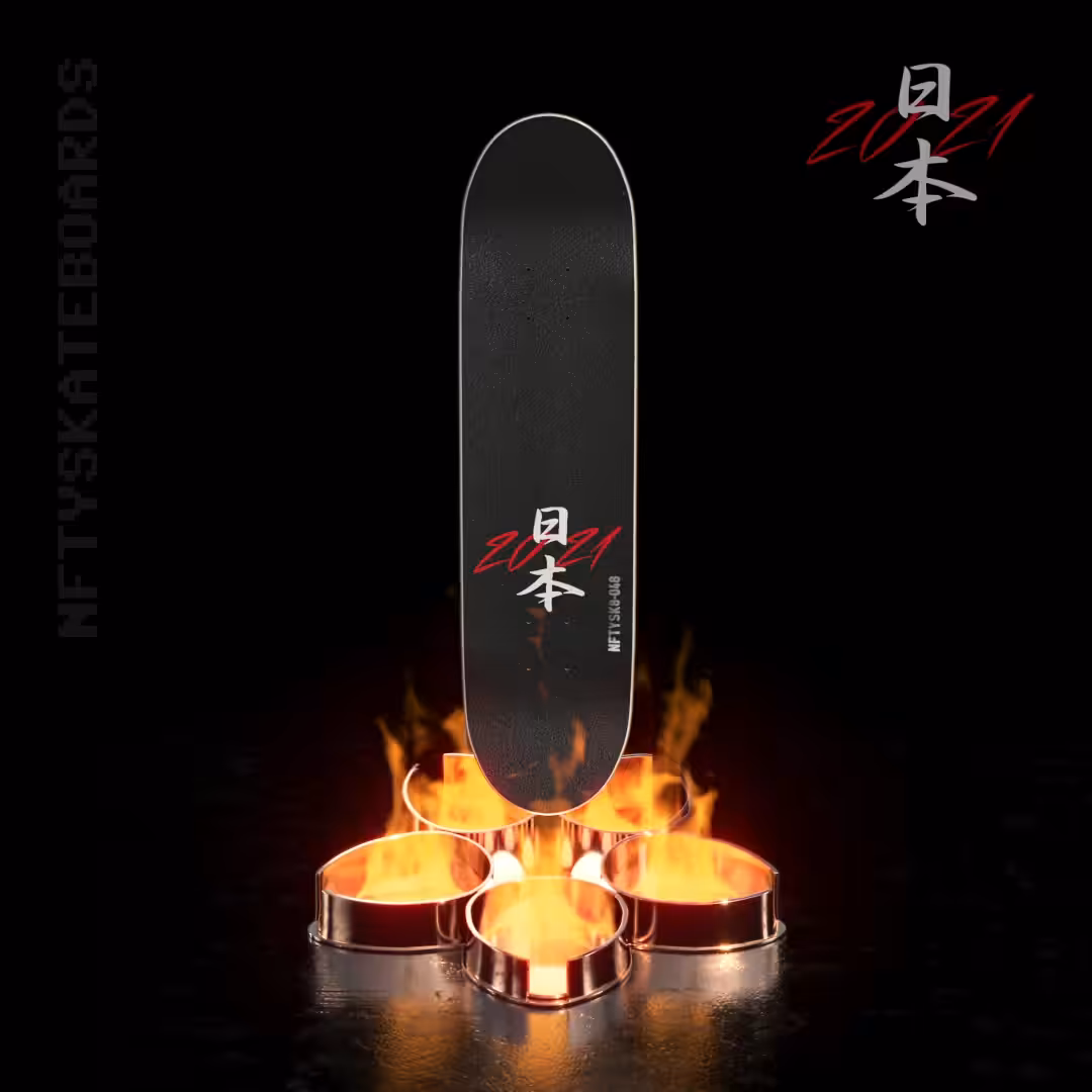 nftyskateboards NFT#048 - Tokyo 2021 "Bronze"