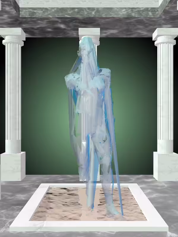 The Fading Excited Radioactive Aqua Woman #2355