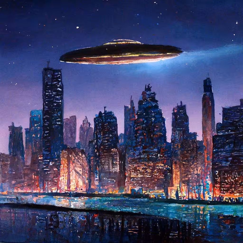 The UFO over New York 9