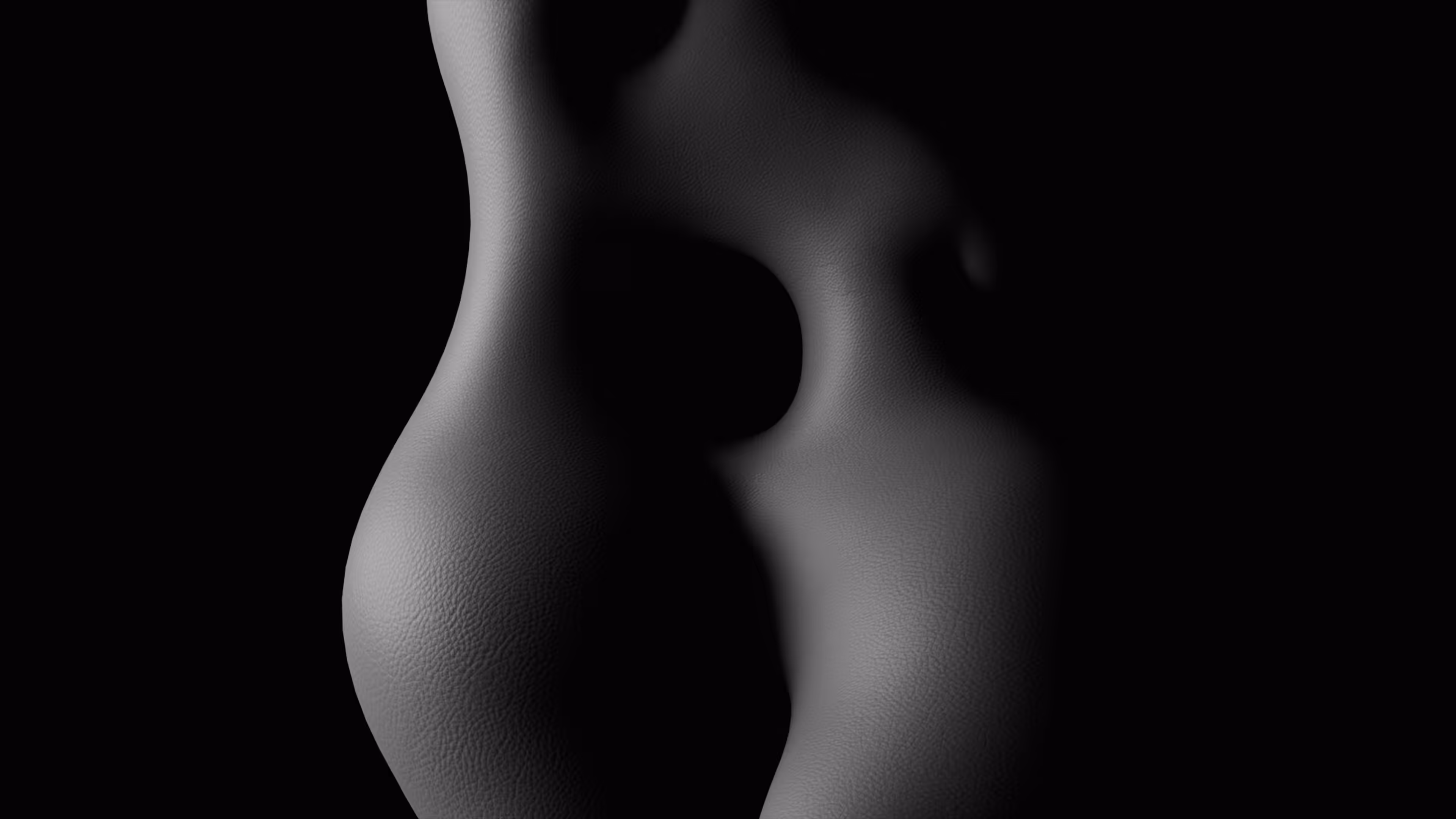 Fantasy of a sculpture wanting to be touched