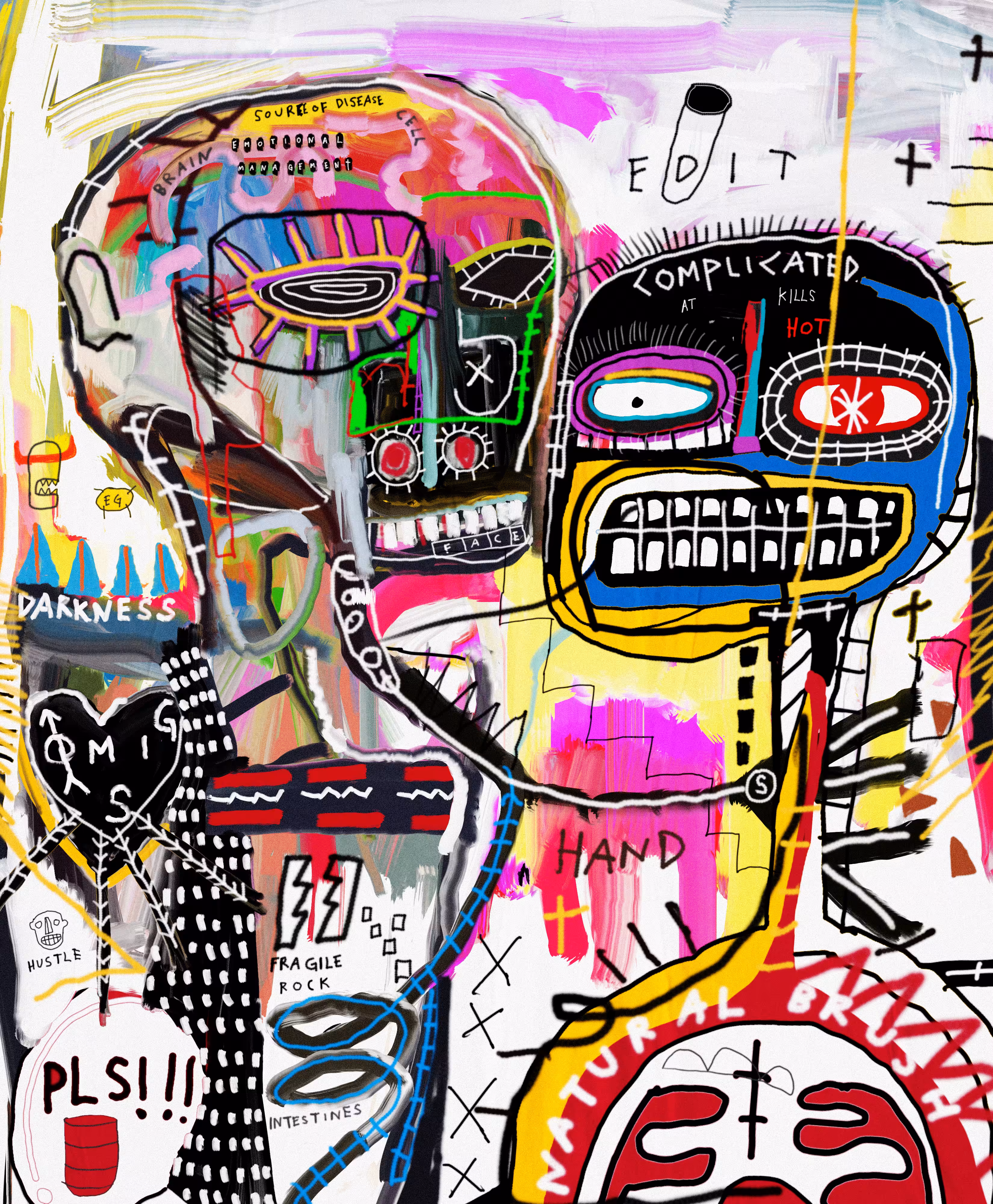 I don’t make art to be safe.