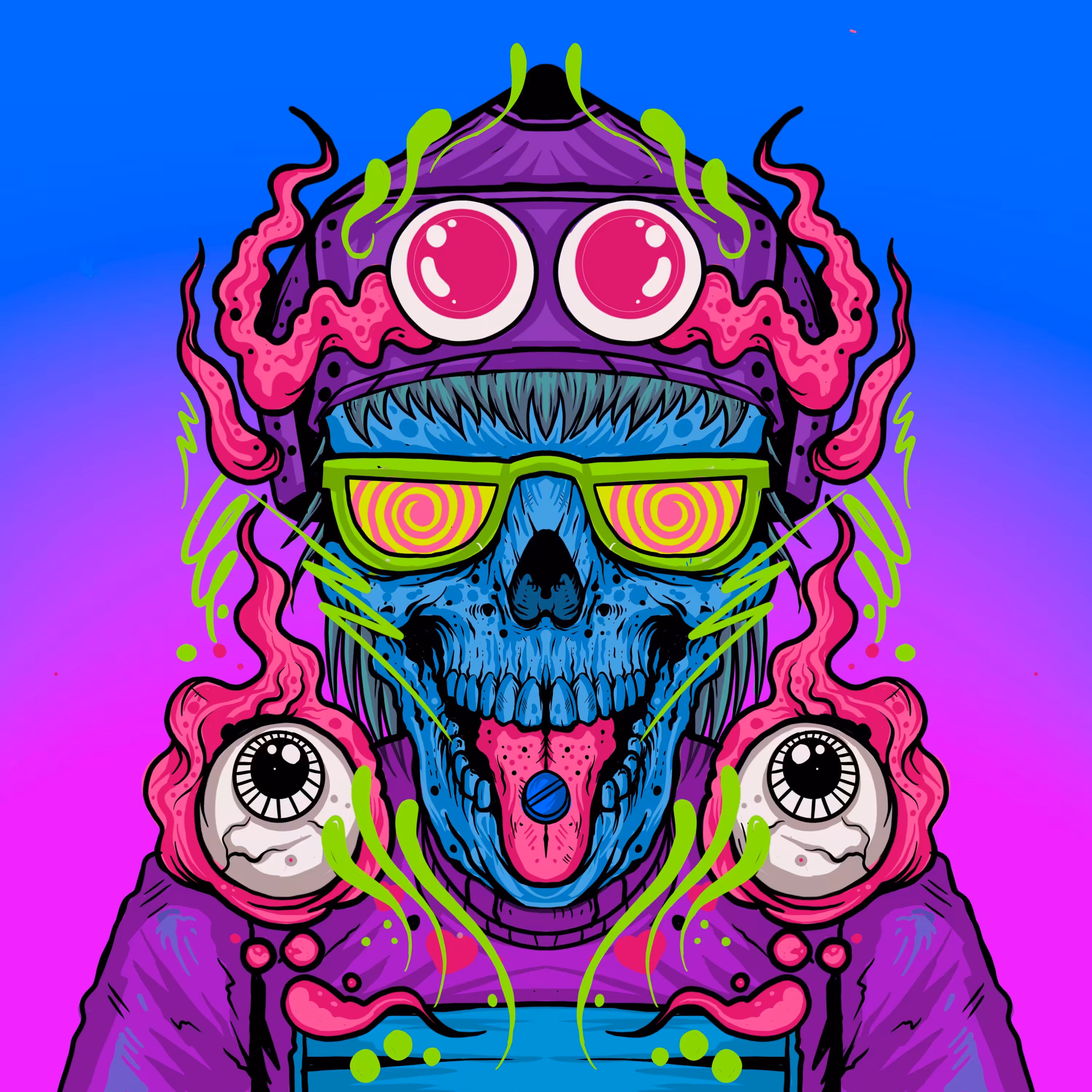 skunx skull #6
