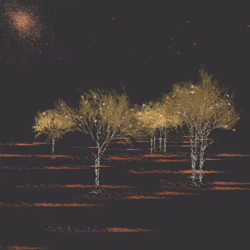 Black winter forest #66