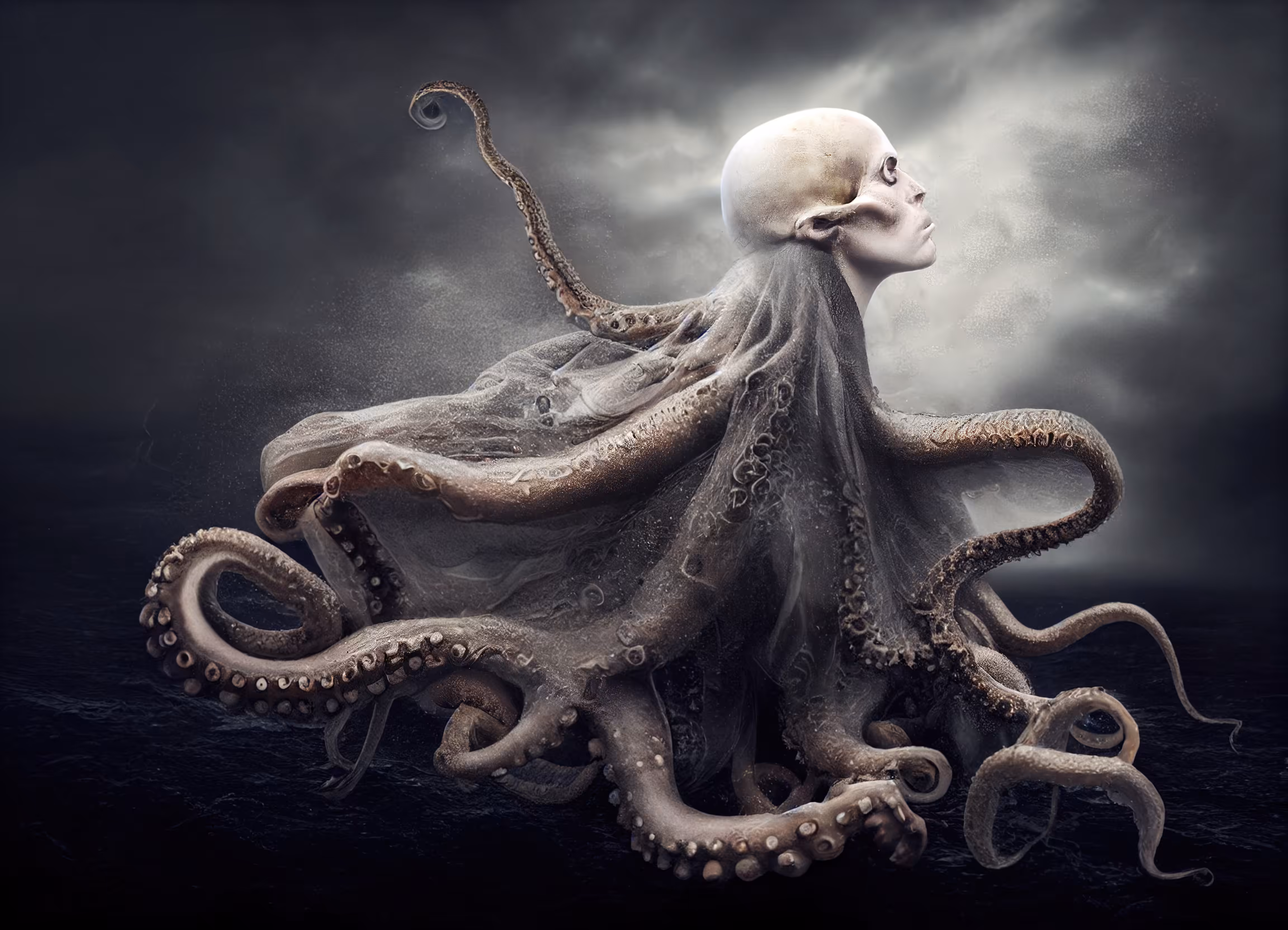 Out of the sea