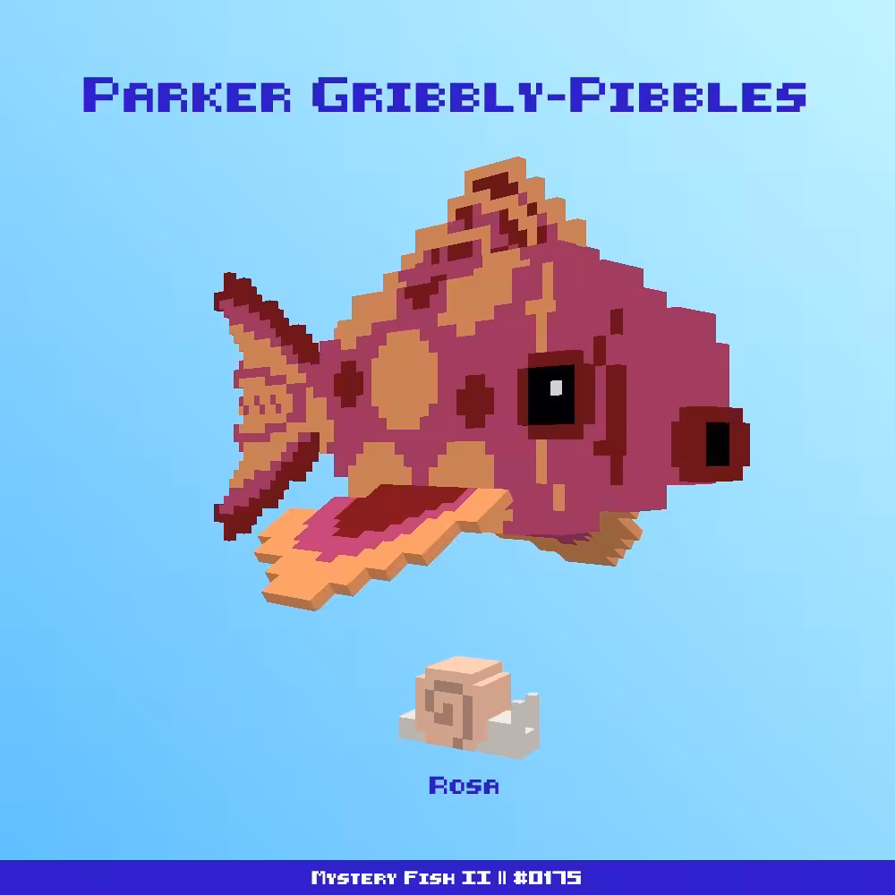Parker Gribbly-Pibbles :: Mystery Fish 0175/1000 