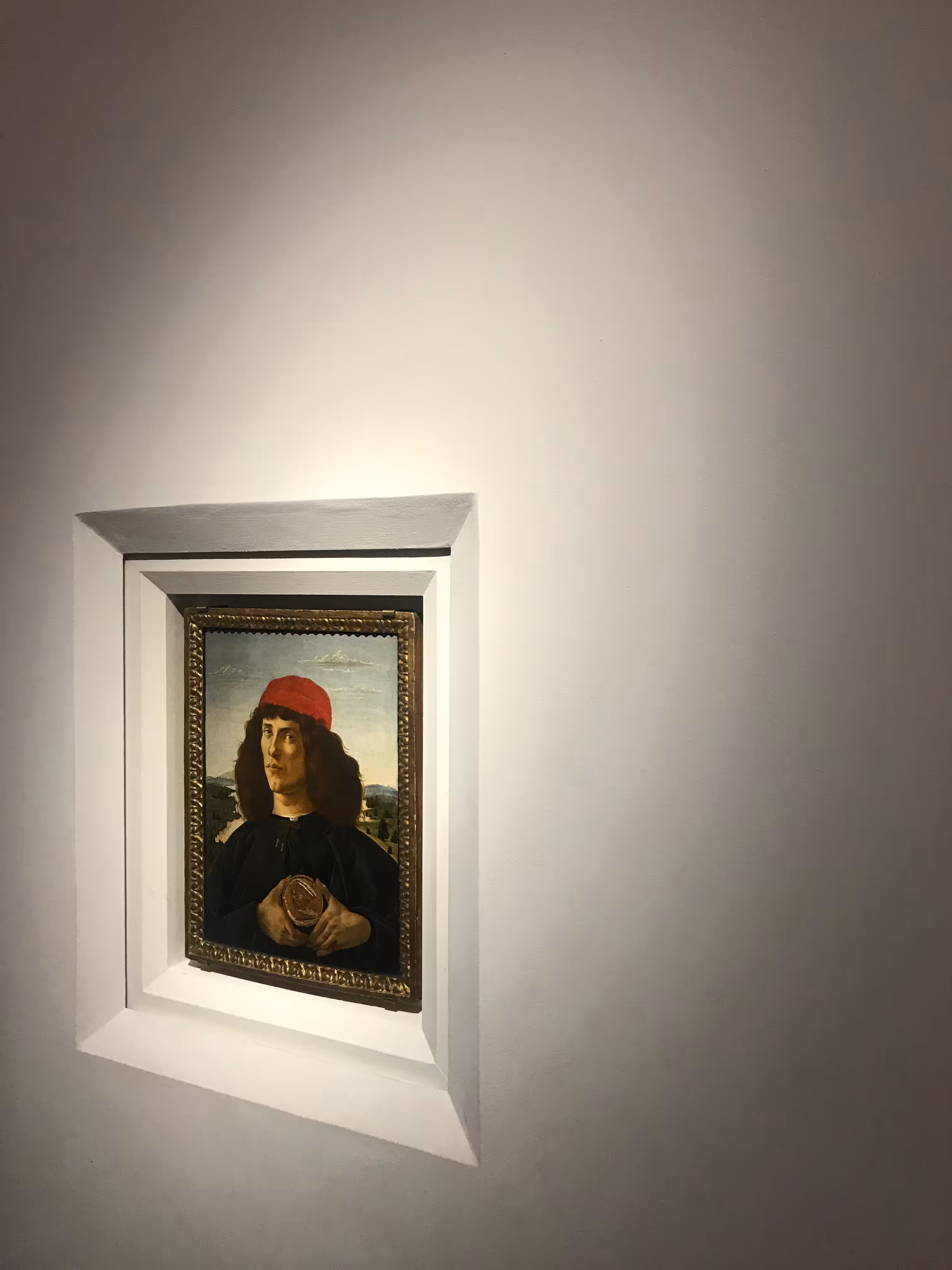 frittering: Portrait of the Portrait of a Man with a Medal of Cosimo the Elder