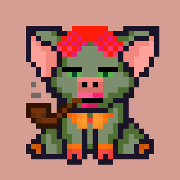 Punk Pig #00173