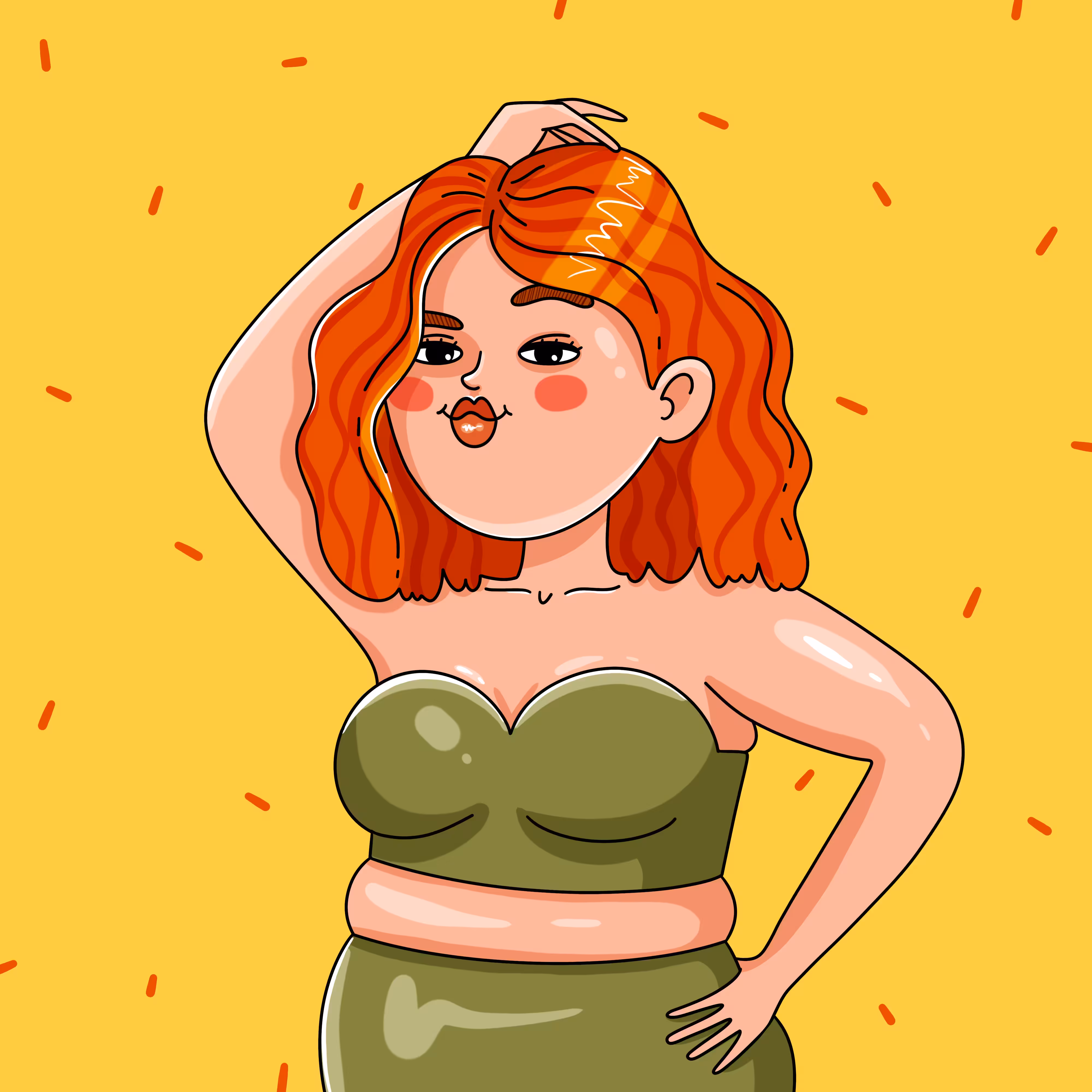 Redheaded beauty