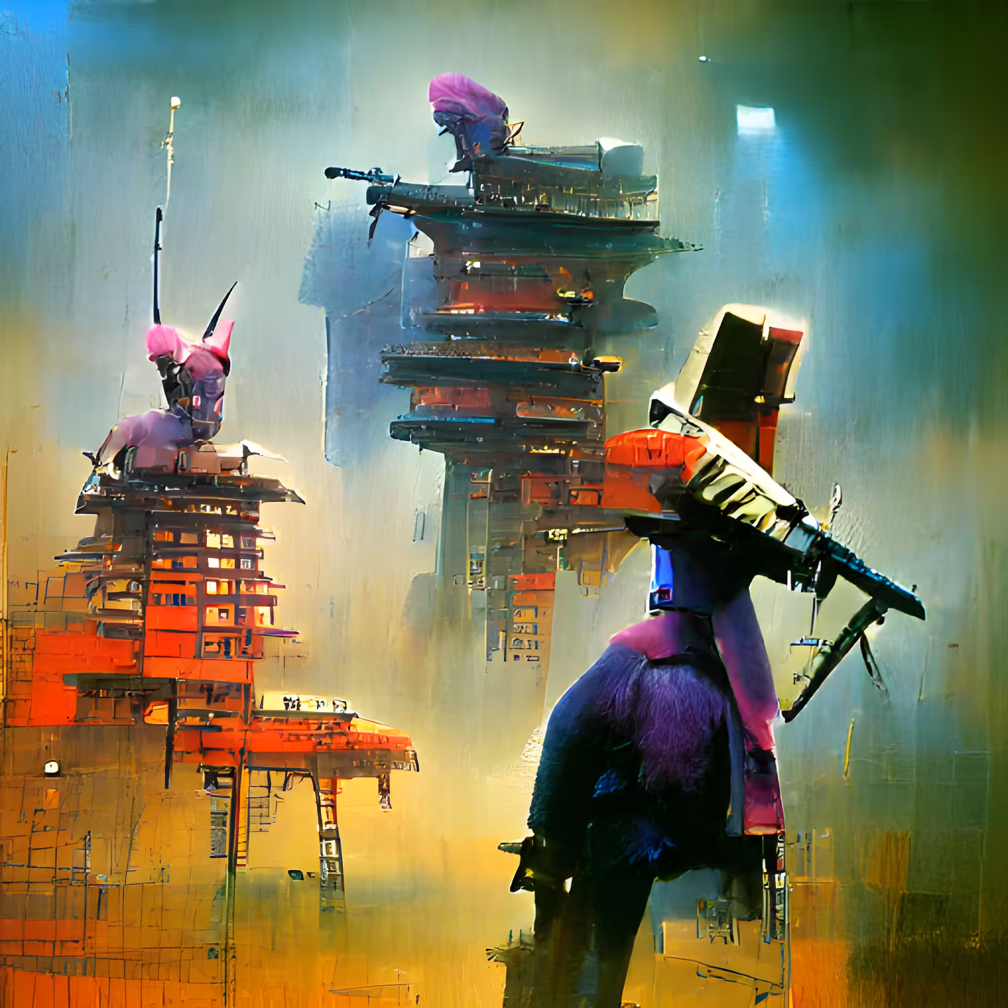 Cyberpunk Samurai #02