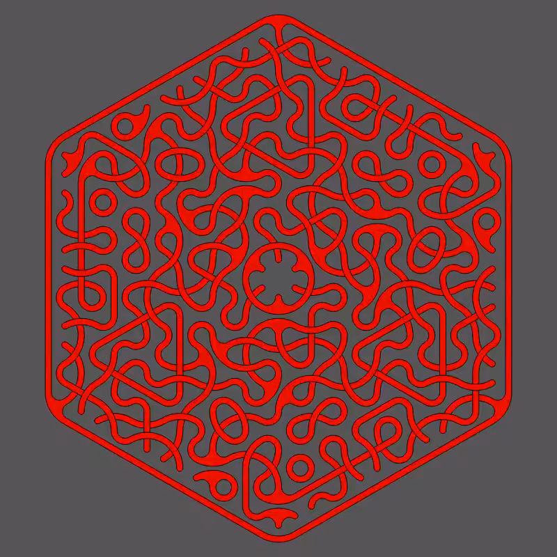 Threefold Symmetry - Dark Variations #377