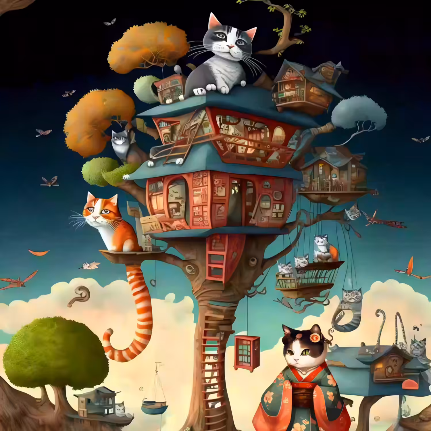 Happy tree 62 - hotel Catz