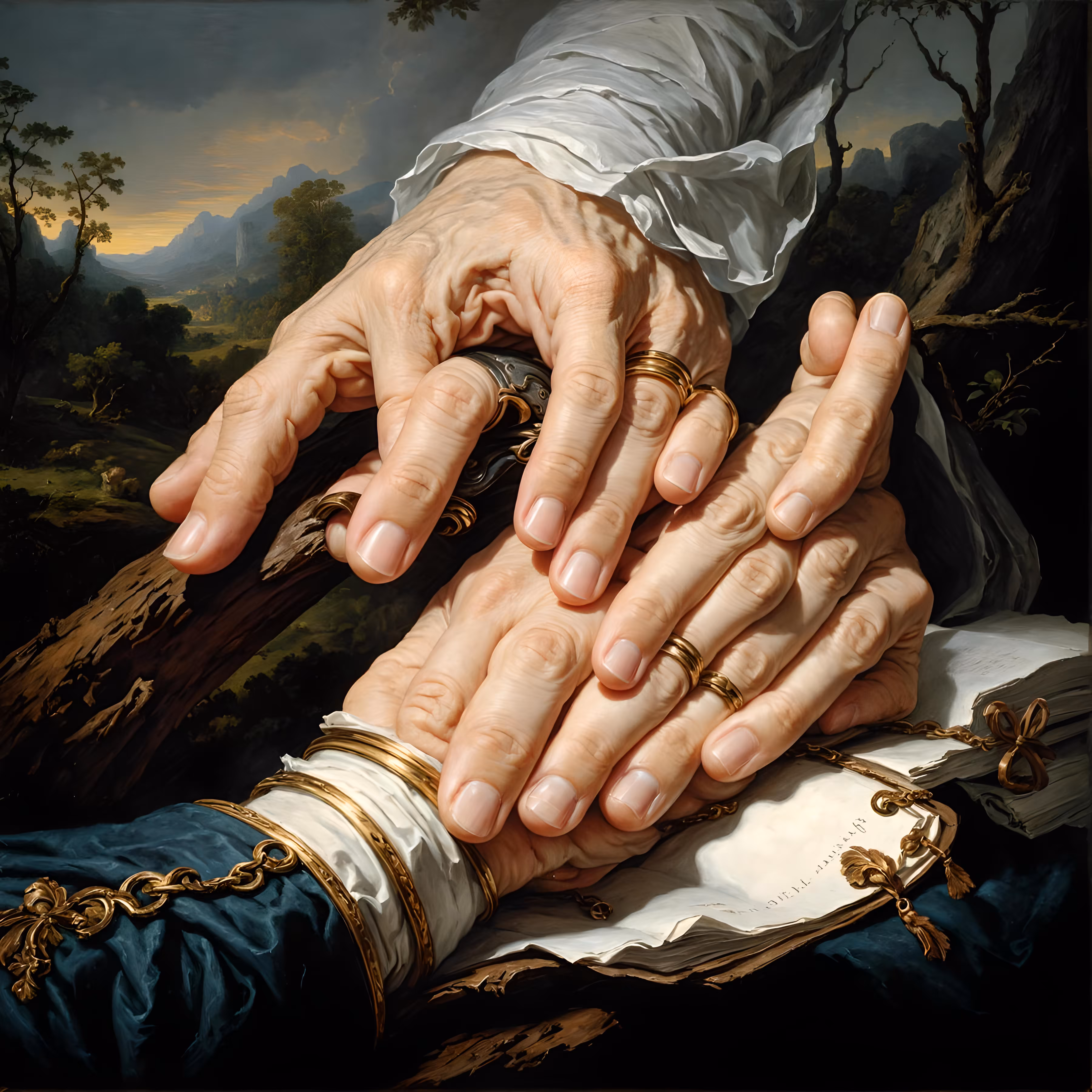 Hands 8K By John Martin, Asher Brown Durand 06