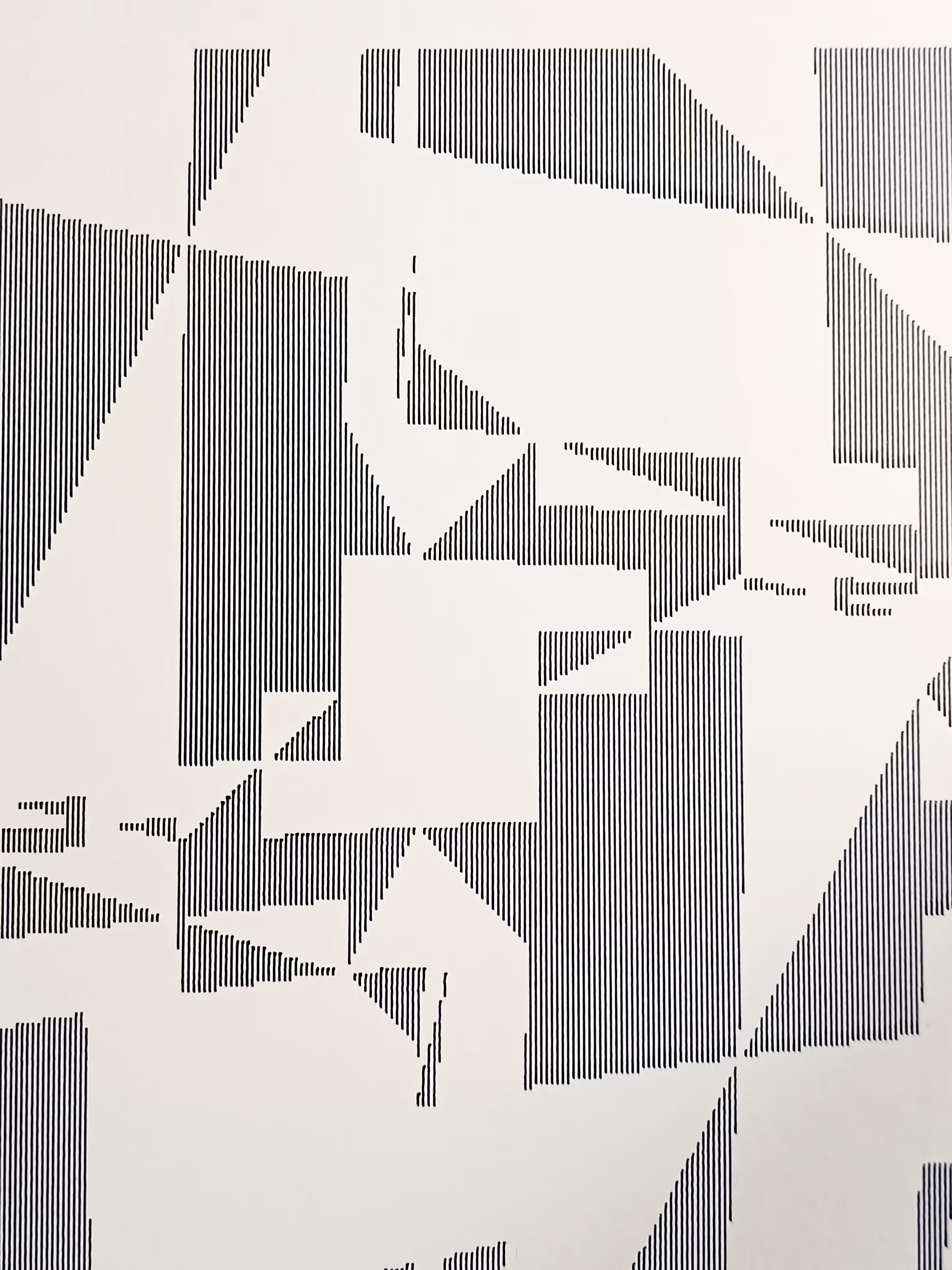 Pixels inline on paper