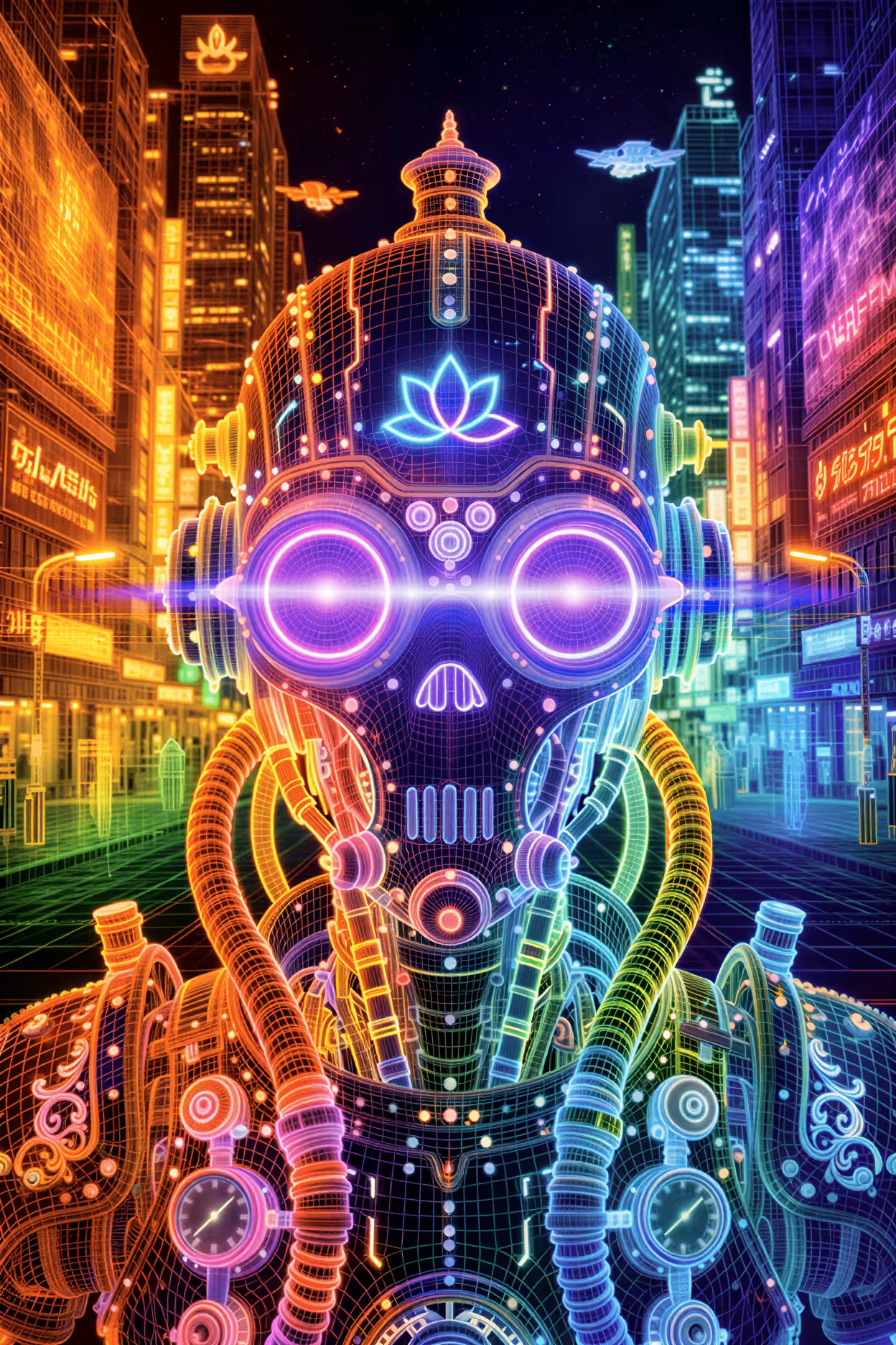 Flor do Lótus — Cybernetic Temple: Flor do Lótus I — Cybernetic Awakening