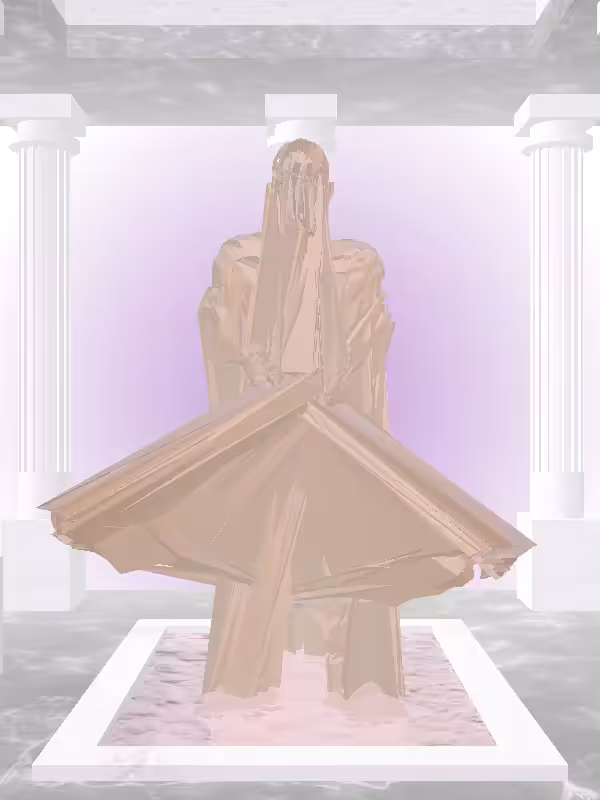HeavenComputer: The Fragmented Old Metallic Brick Man #6581