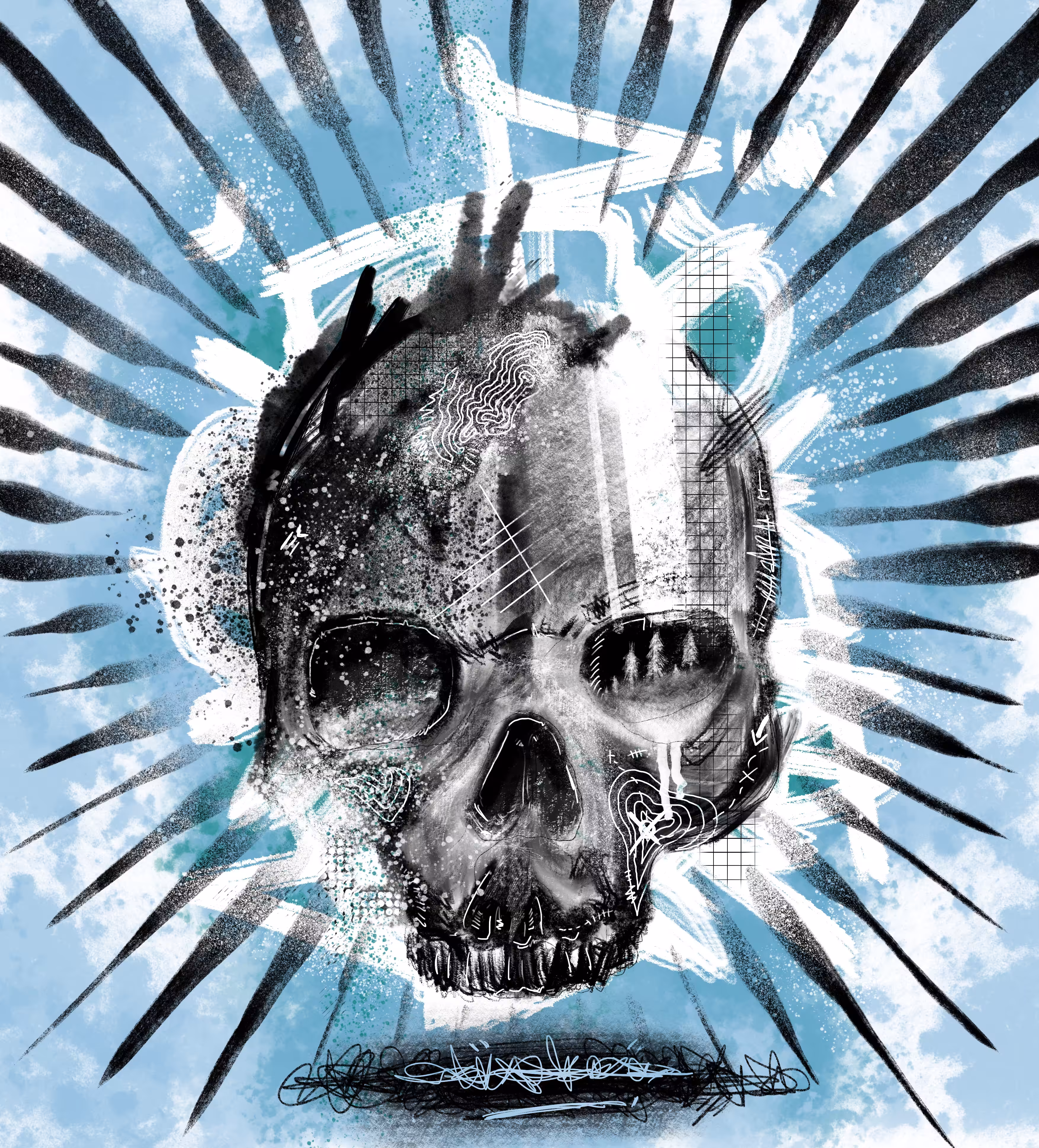 Skull collection 001