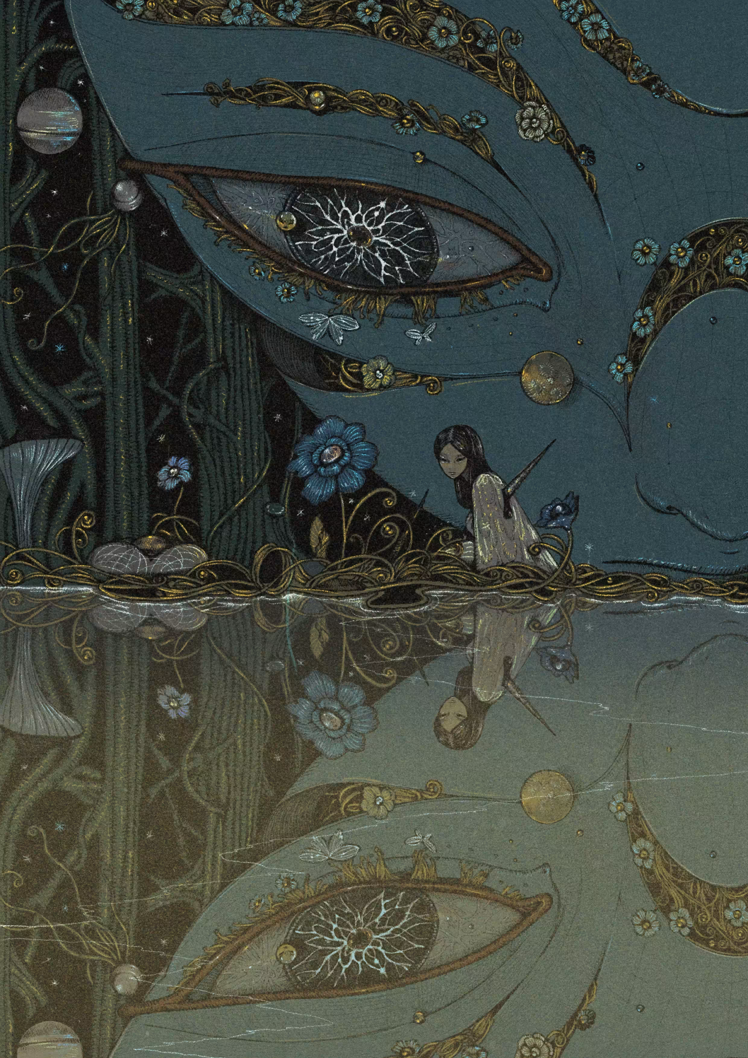 the garden without fence: mirror