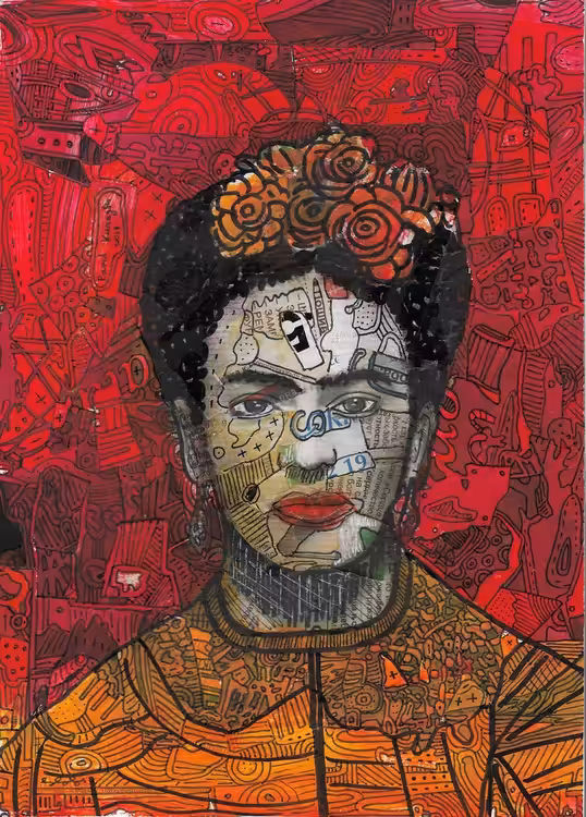 Portrait of Frida # 20
