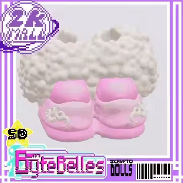 2KMall - set 03 -  pink plush platform  boots