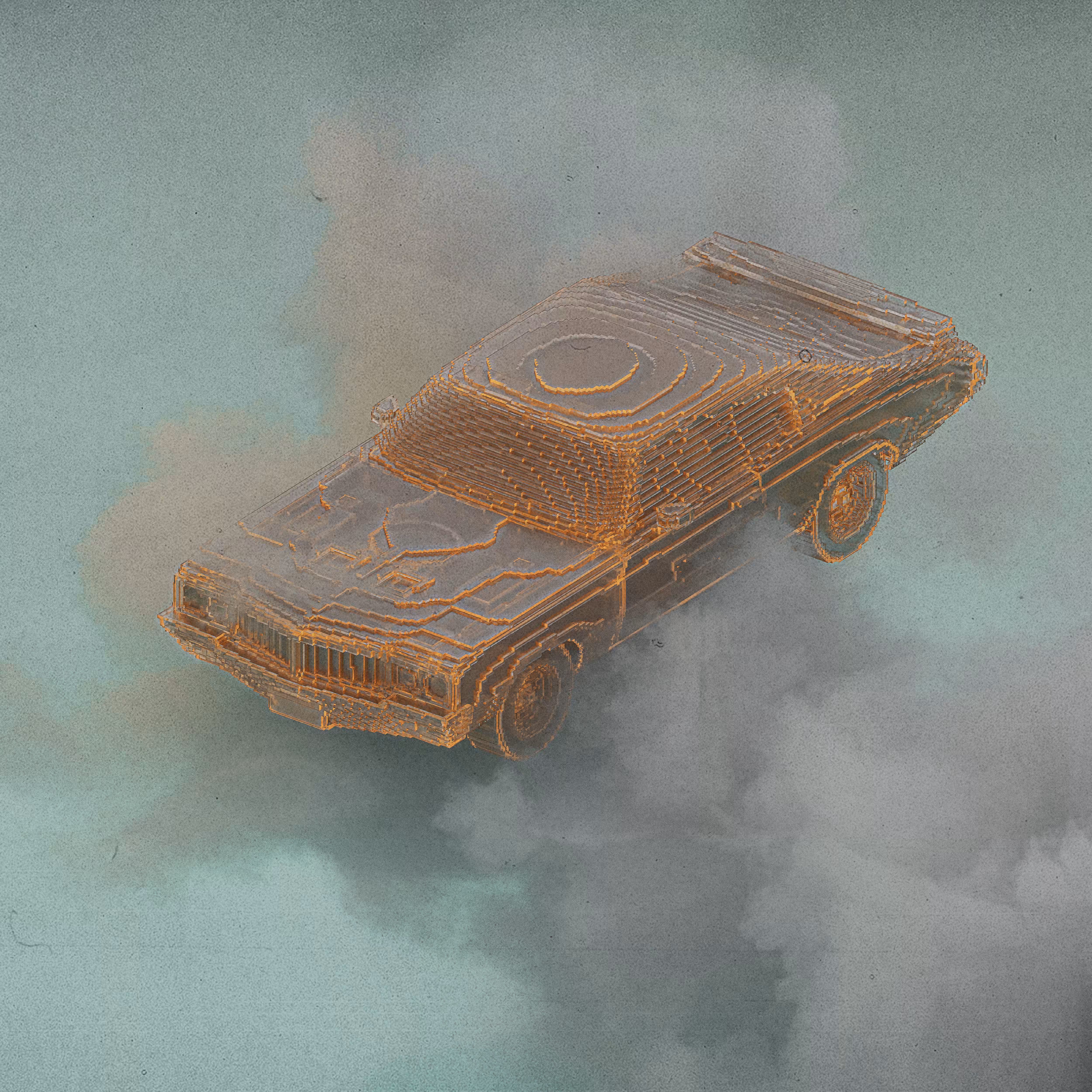 glass car #13