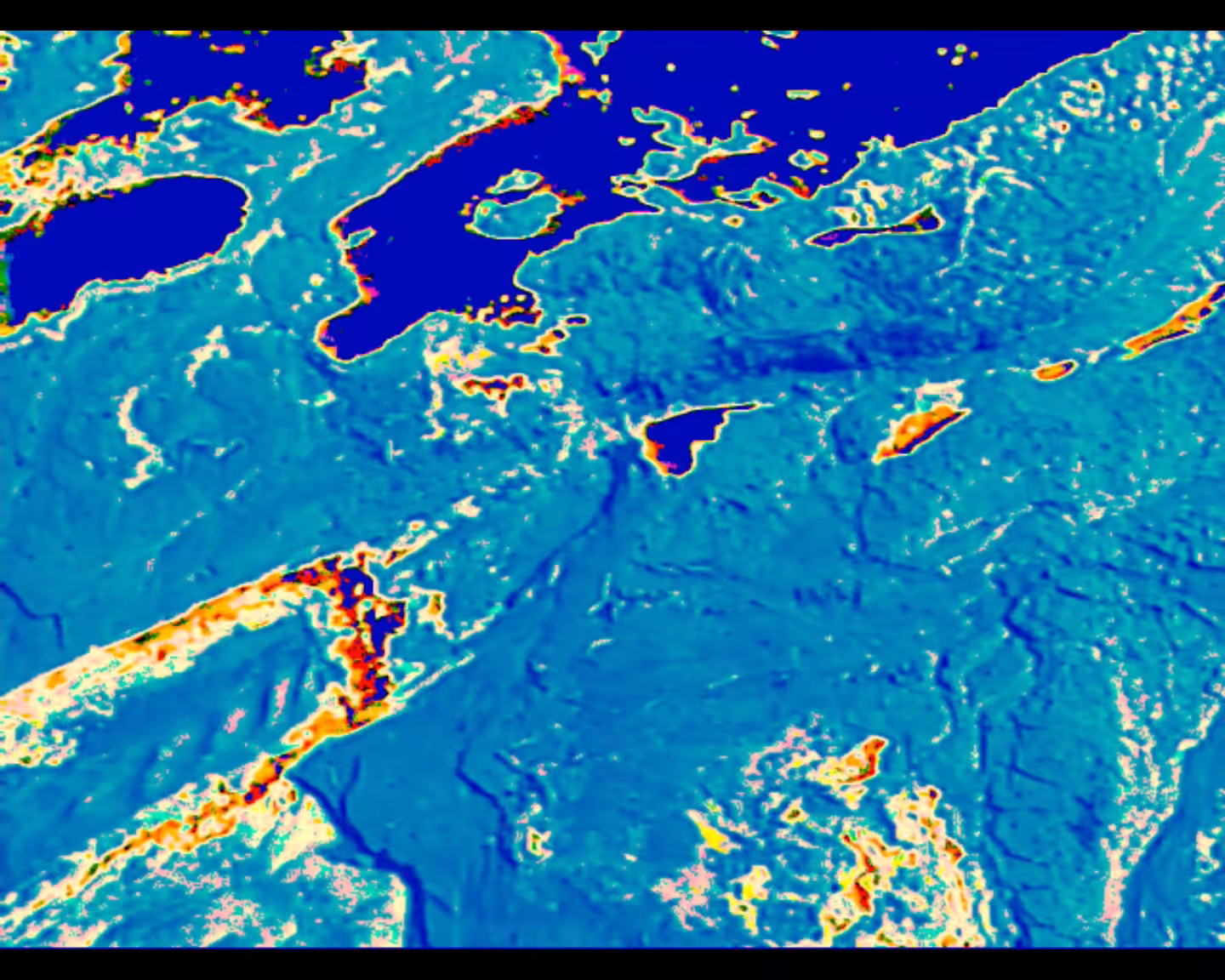 Fragment 10 / Acid river landscape / Exoplanet Leary AP01