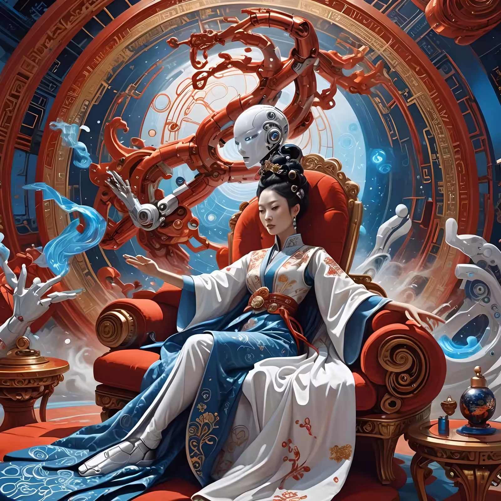 Driven to Abstraction: Holographic Dreamscape