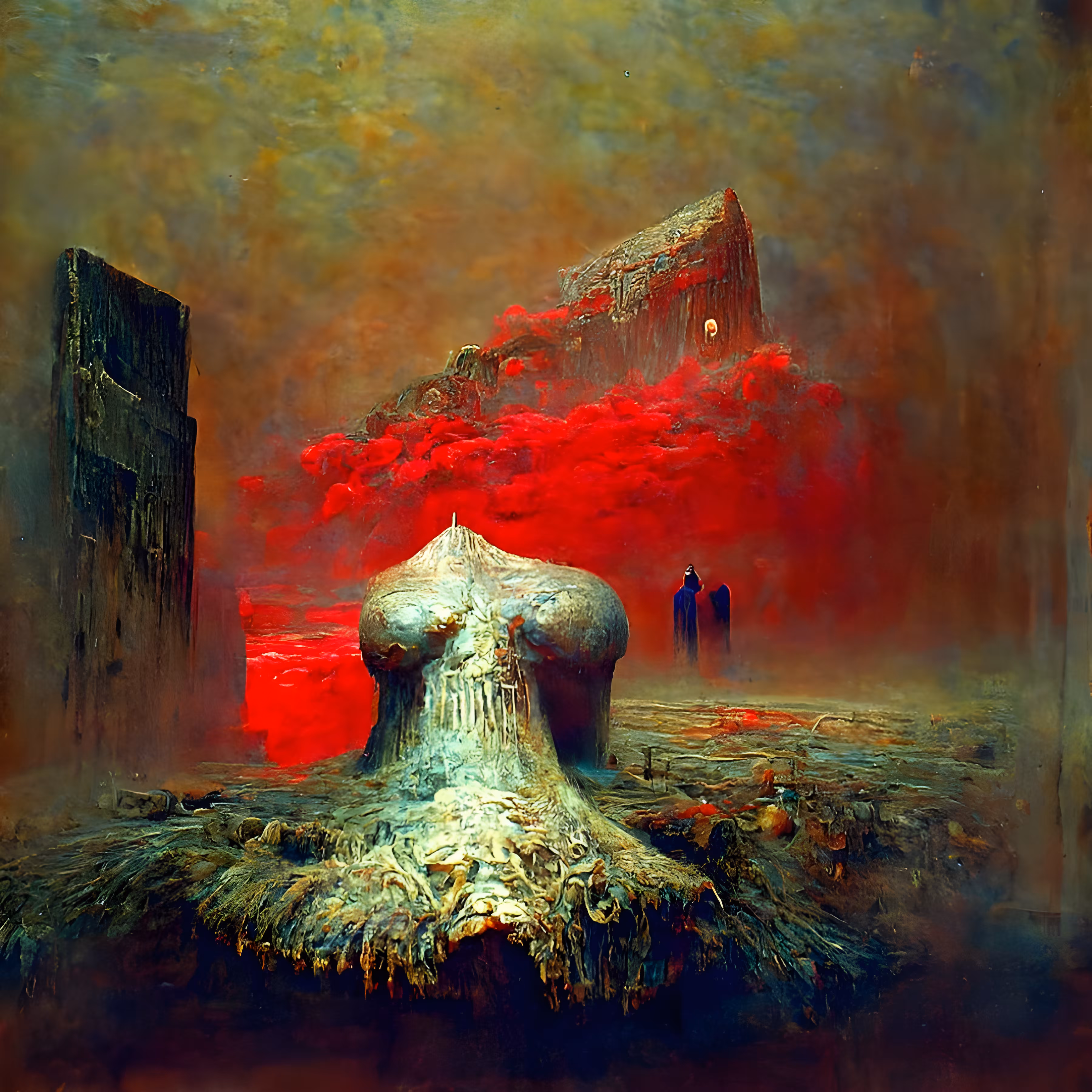 Alizarin Crimson 8K By Zdzisław Beksiński