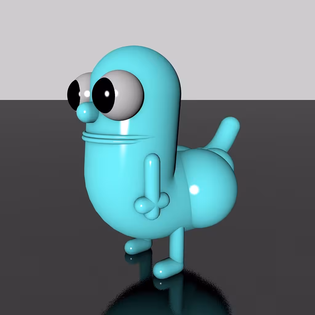 Dick Butt (Blue) - Cryptoy #045