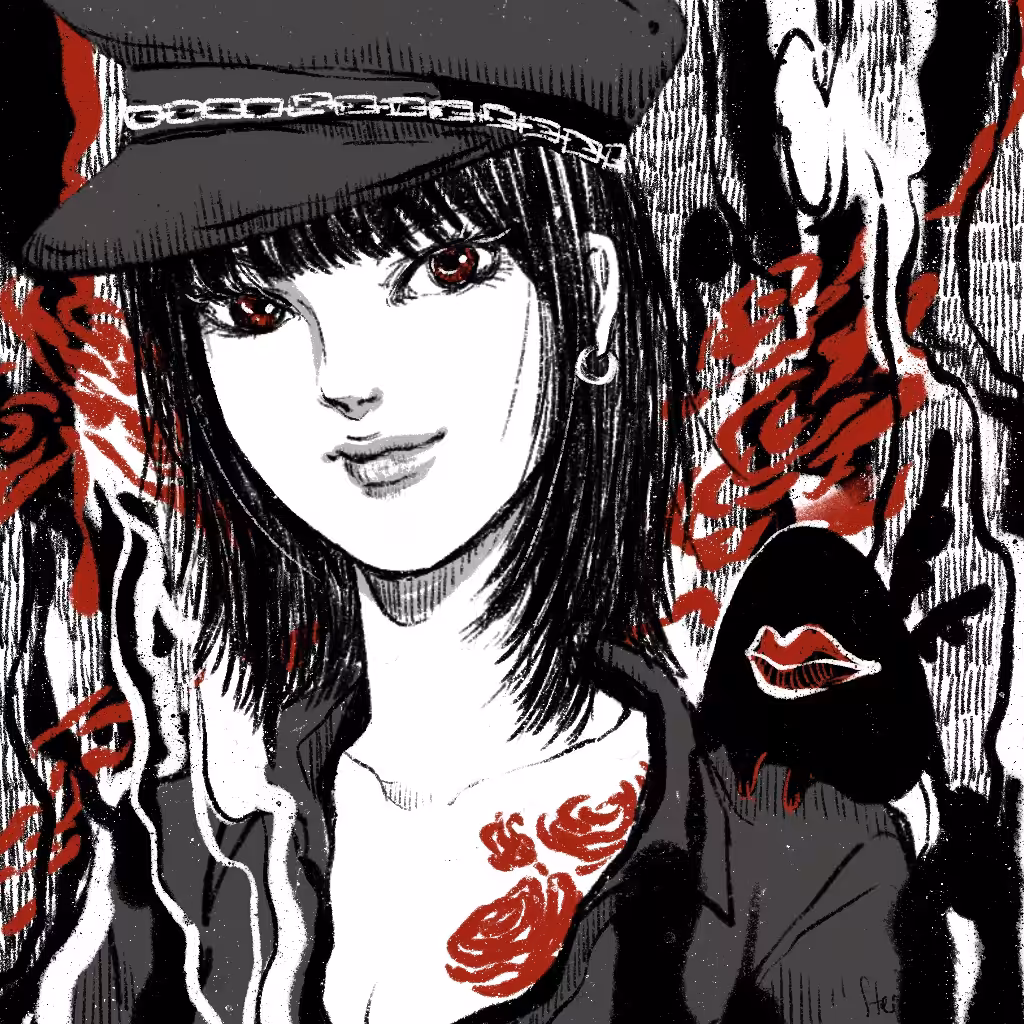 A girl in wondering worlds: A charming red bouquet