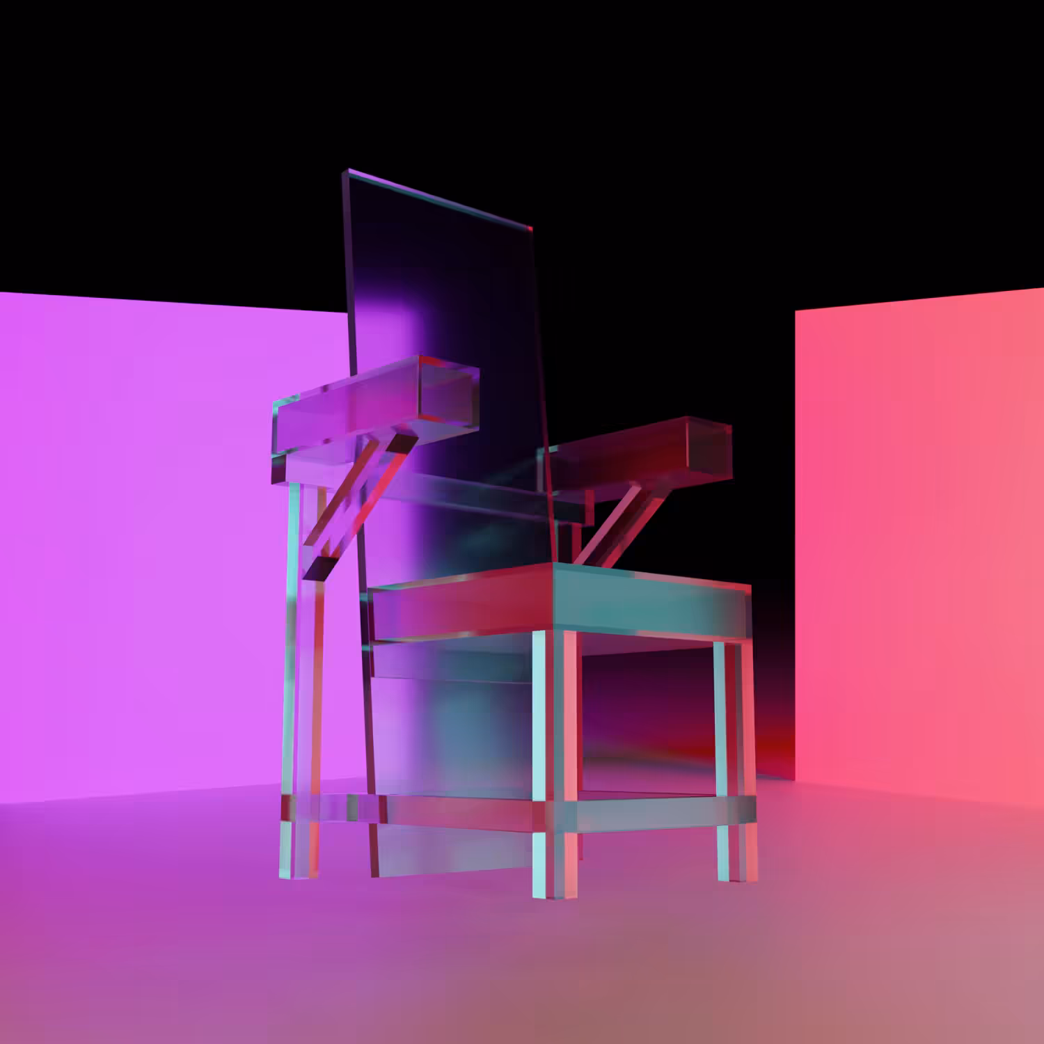 Transparent Chair for Charity
