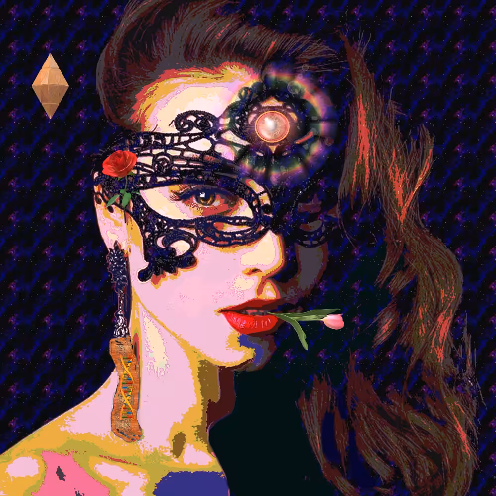 Lady in Lace Mask