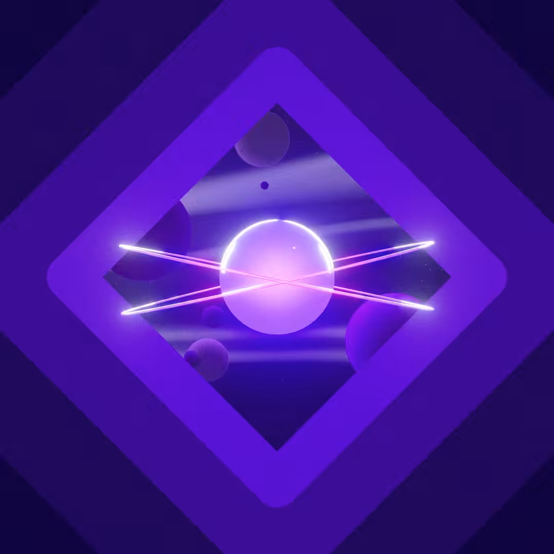 Eye see through space.