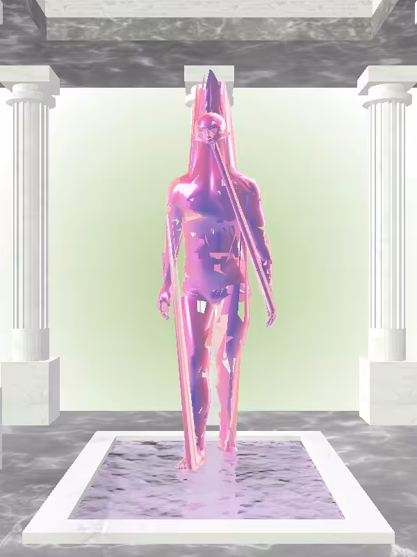 HeavenComputer: The Receding Magnetic Magenta Man #6338