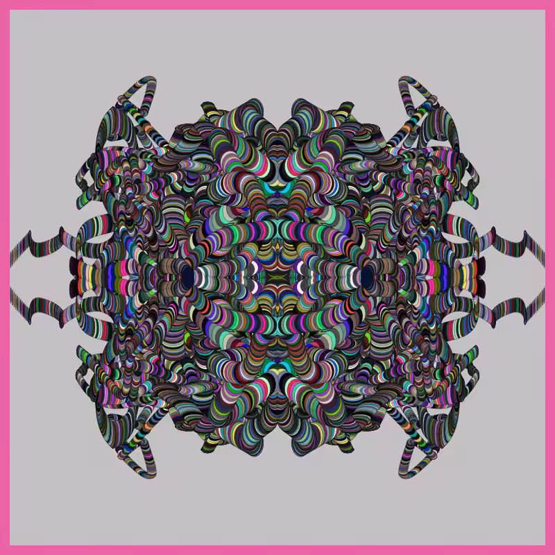 Symmetric Perlinized Ellipse #10