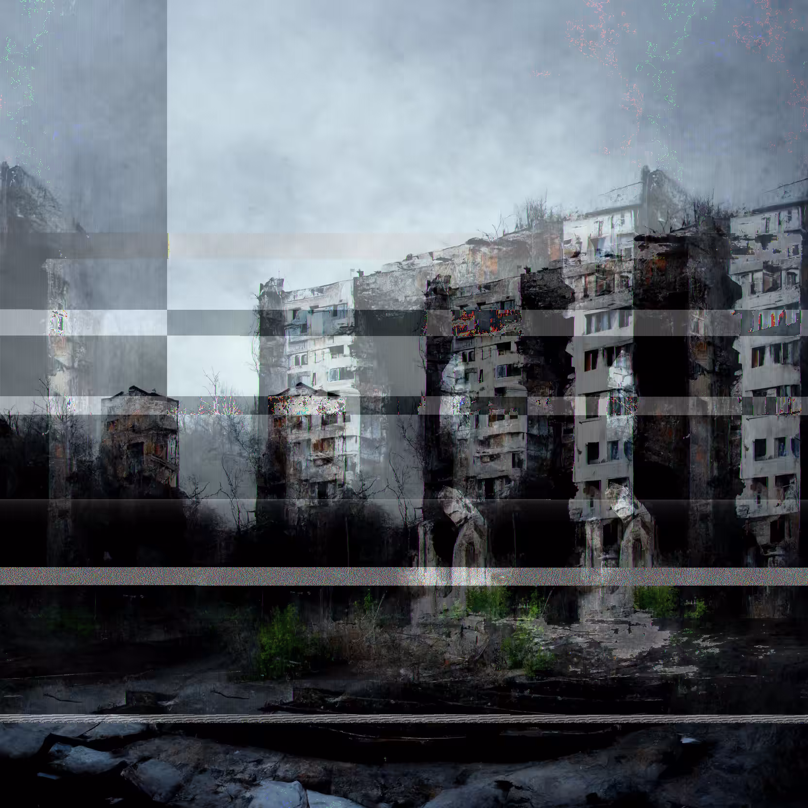 Broken Spirit in Urban Ruins